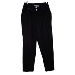 Carol Horn Workshop Pleated Black Trousers- Size: 8P